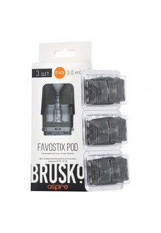 Картридж BRUSKO FAVOSTIX 0,6 Ом (упаковка 3 шт)
